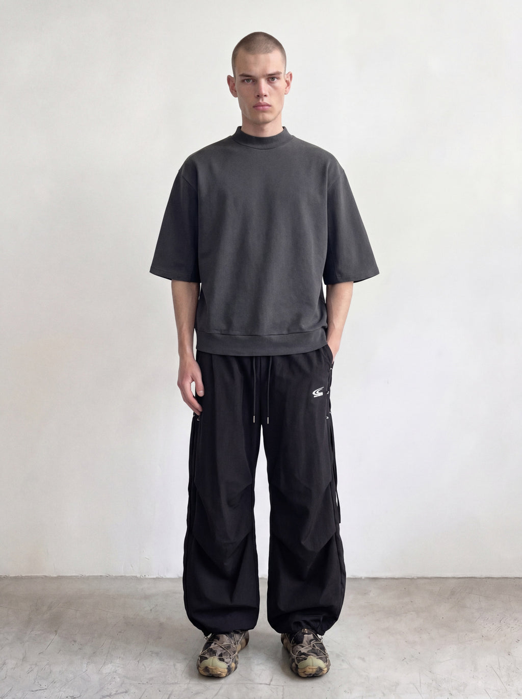 grommet parachute pant