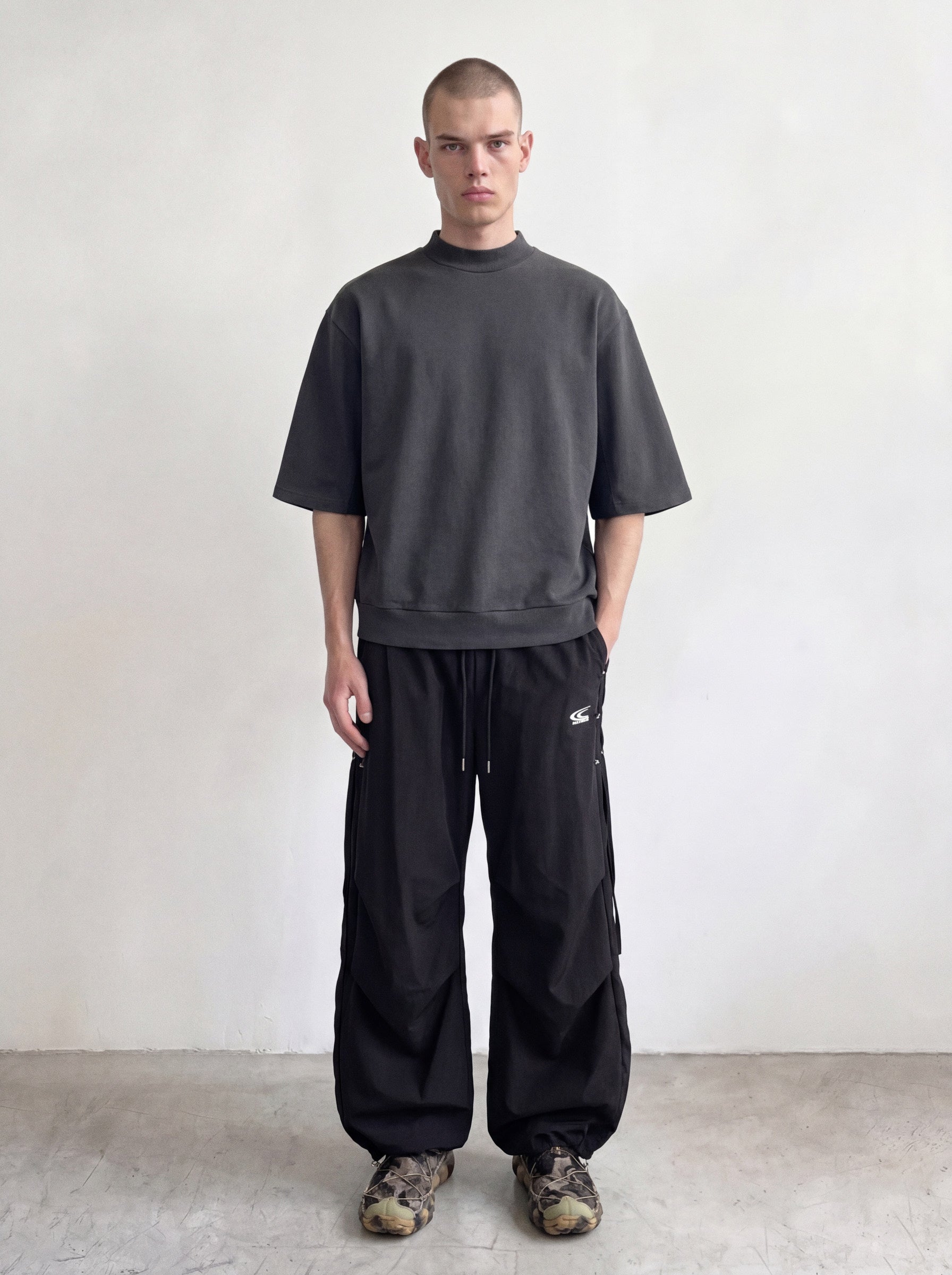 grommet parachute pant