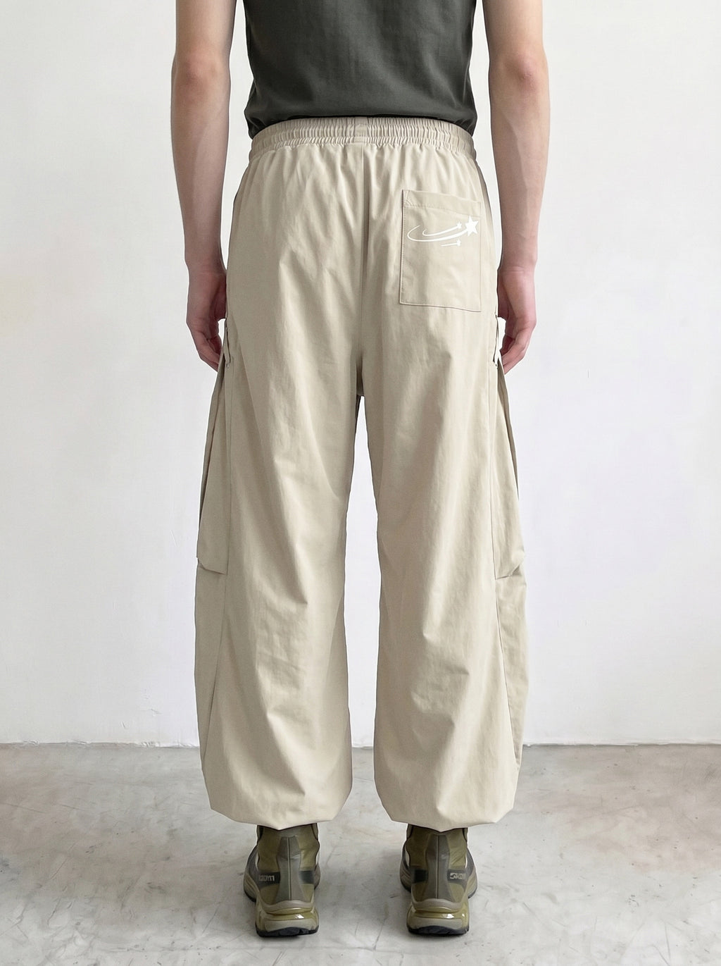 grommet parachute pant