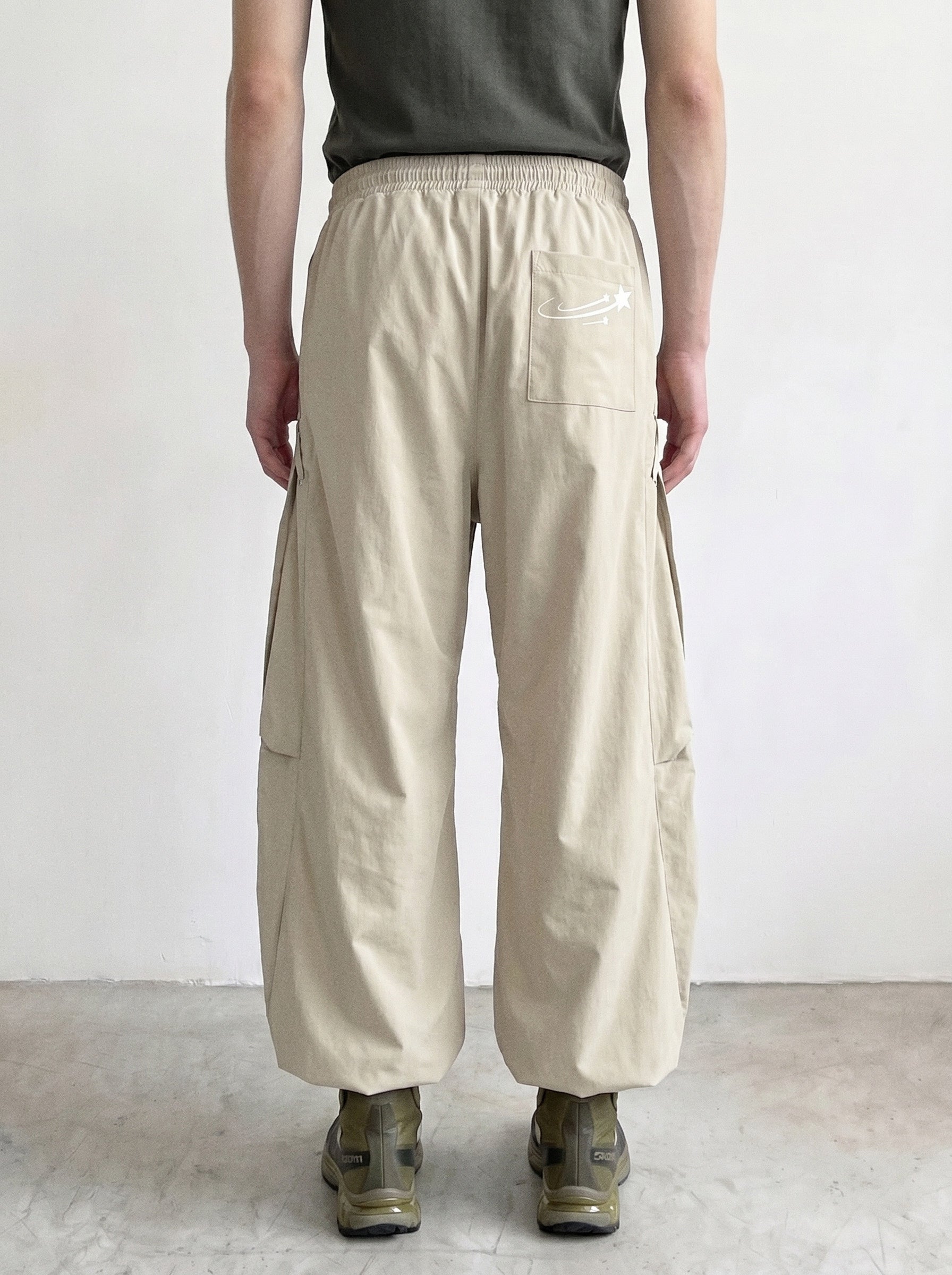 grommet parachute pant