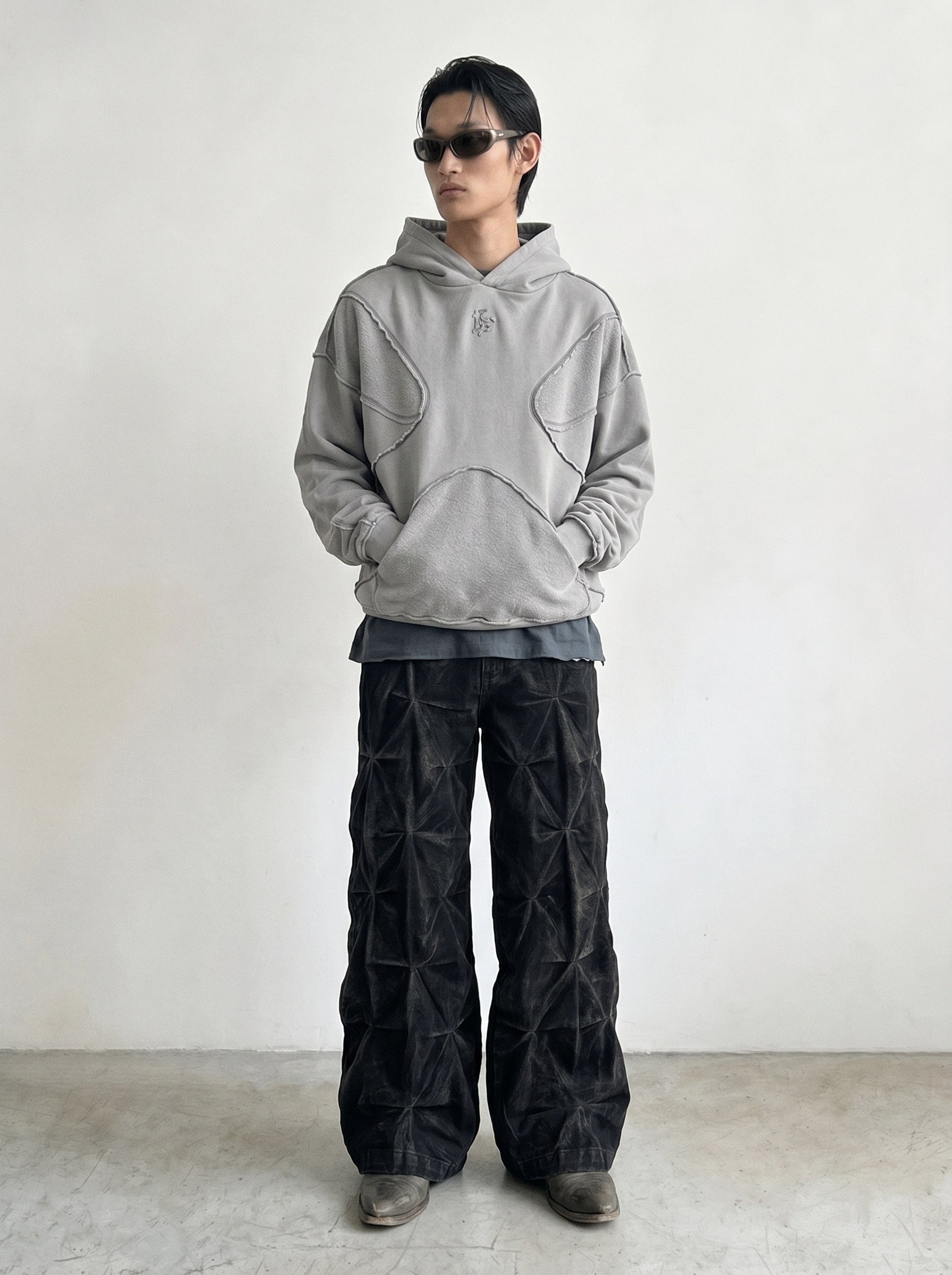 wax crinkle jean