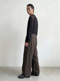 pintuck stripe sweat pant