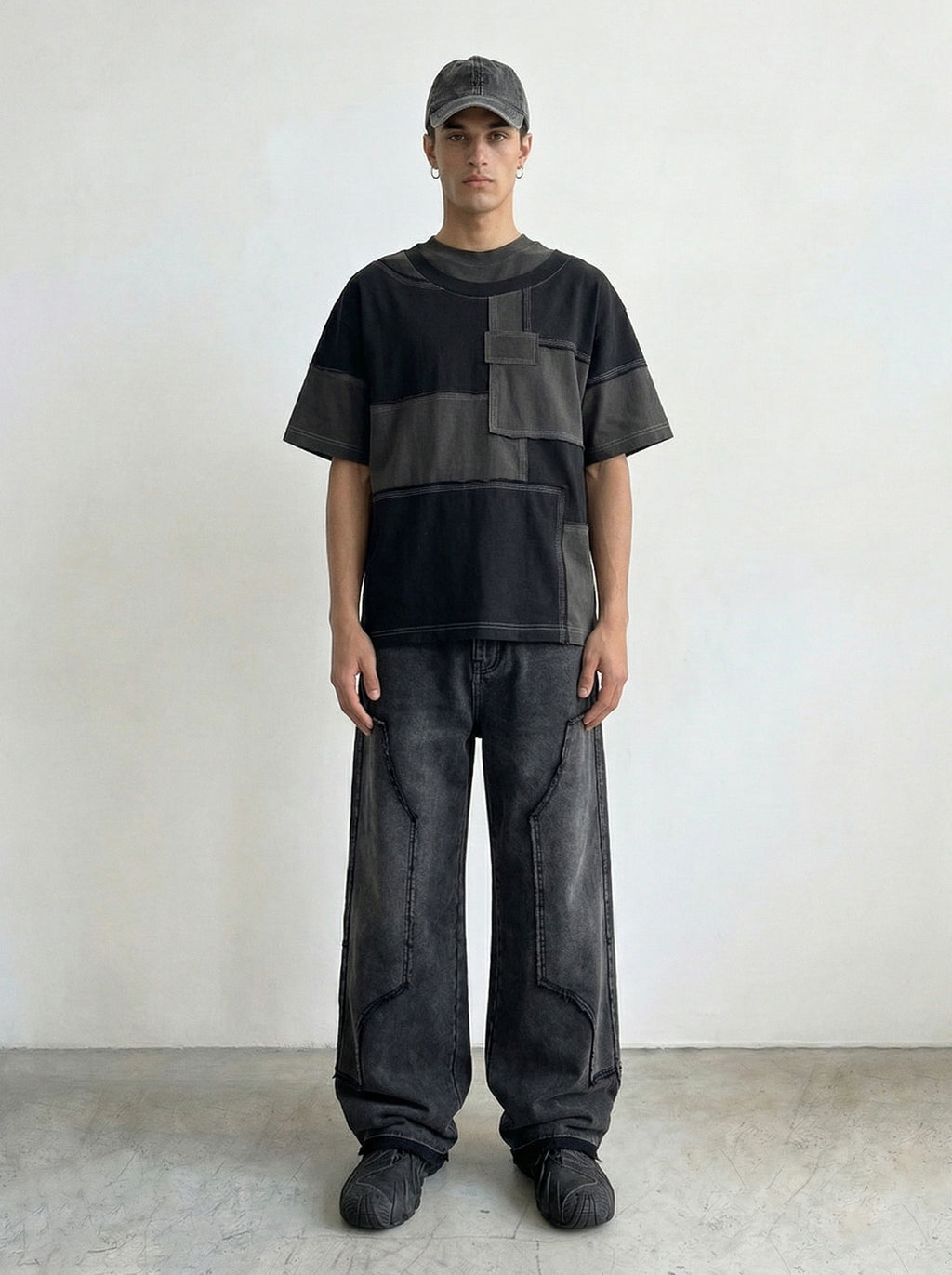 Patchwork Block Tee