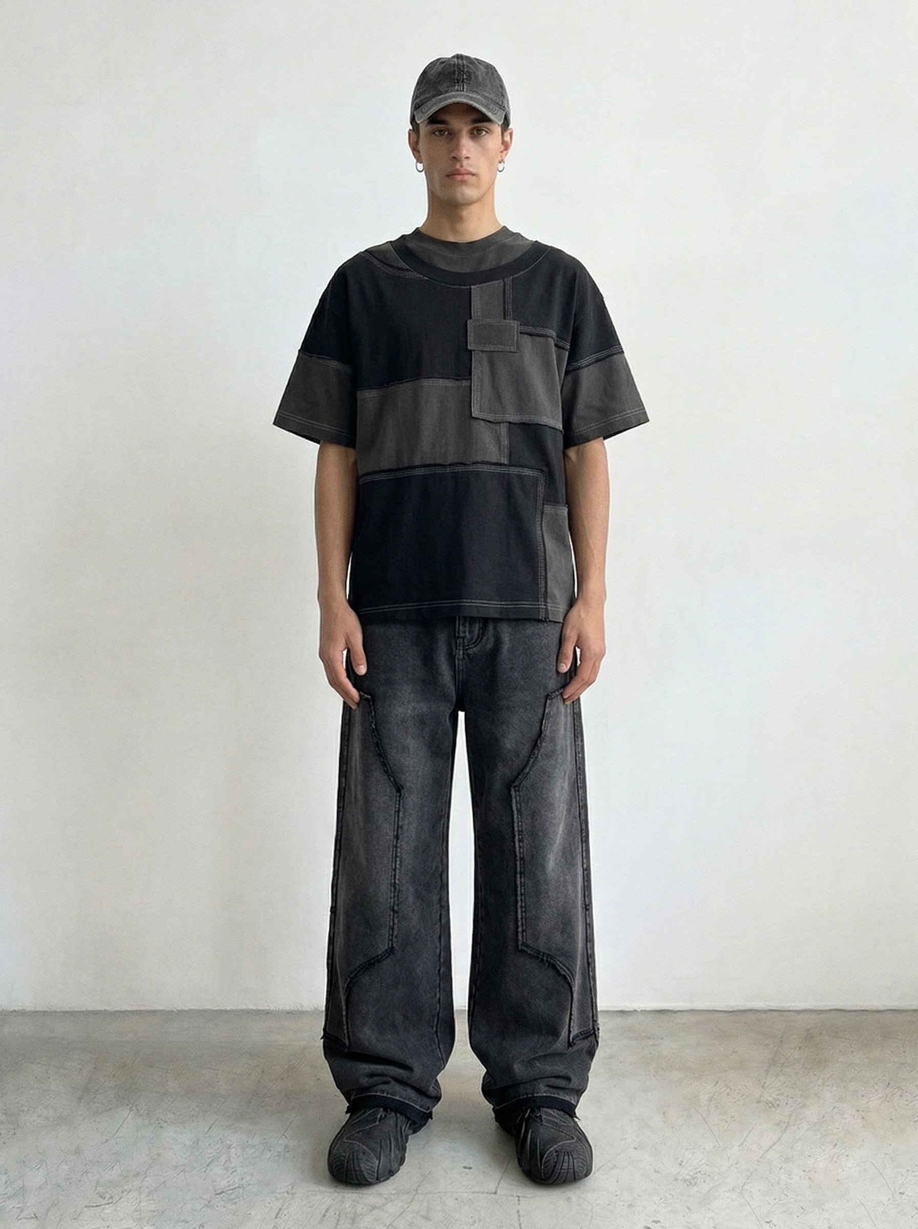 Patchwork Block Tee