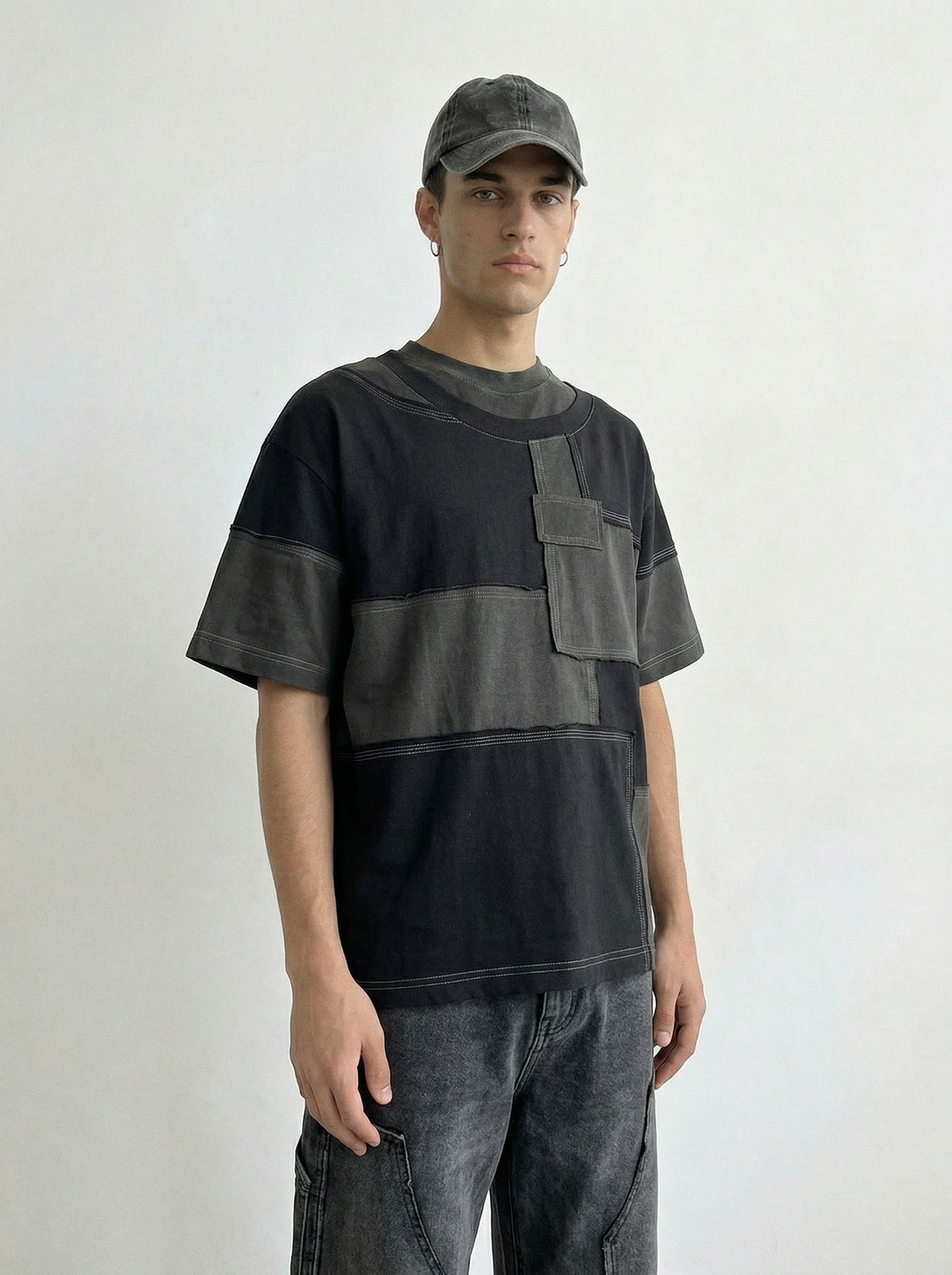Patchwork Block Tee