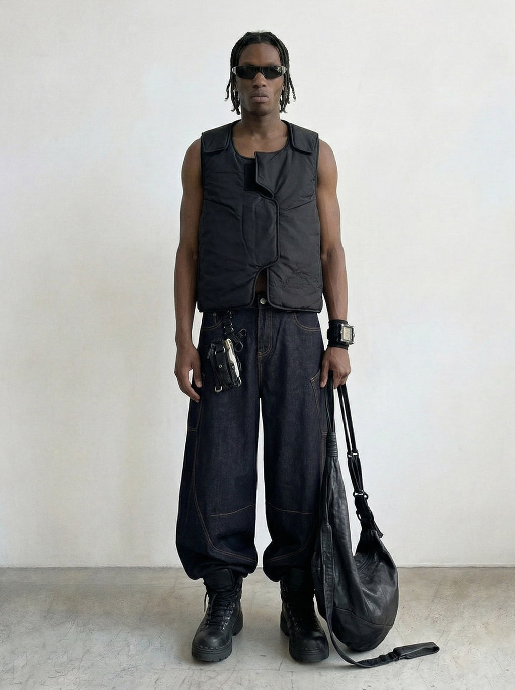 Washed Tactical Cargo Vest