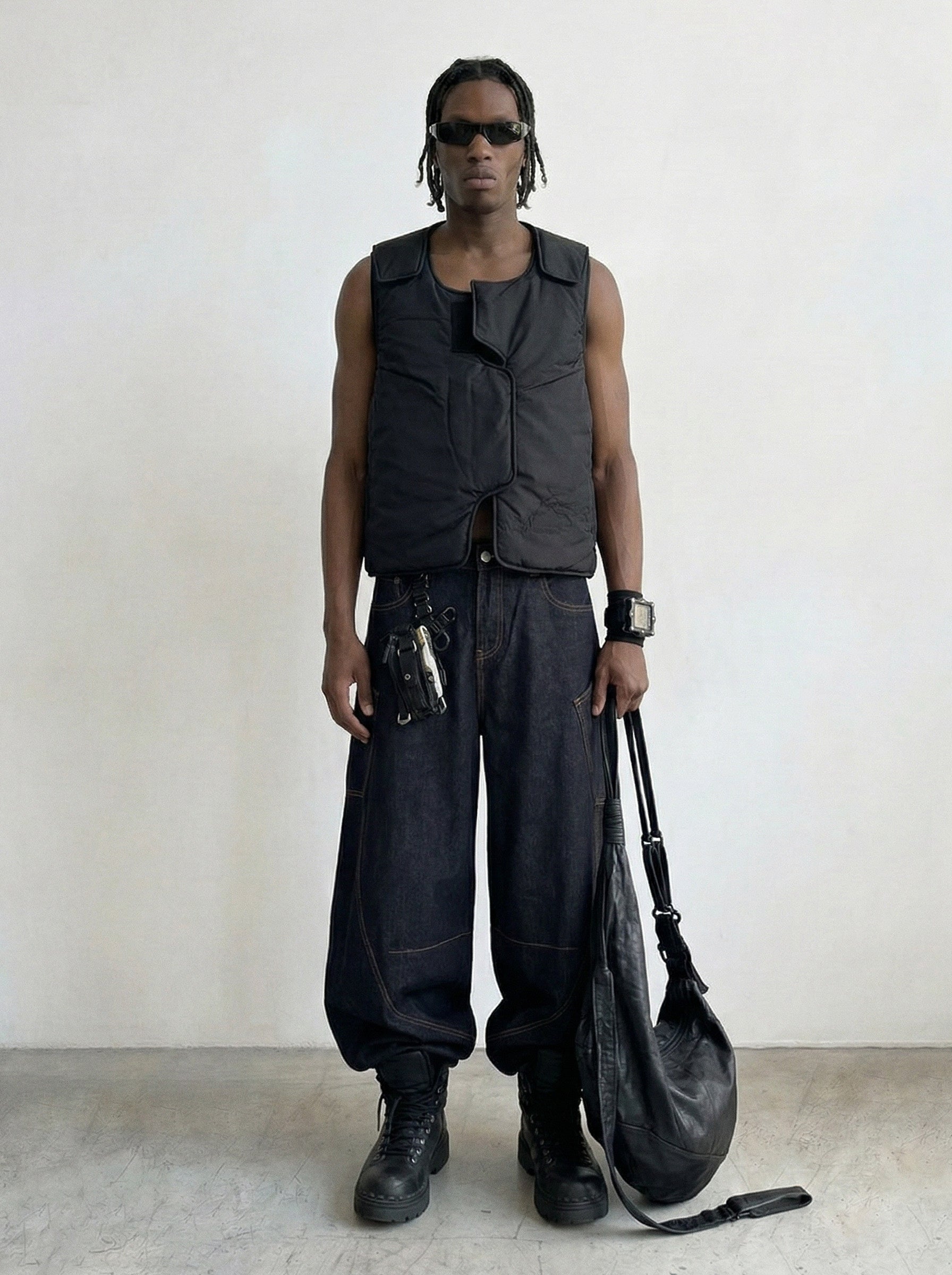 Washed Tactical Cargo Vest