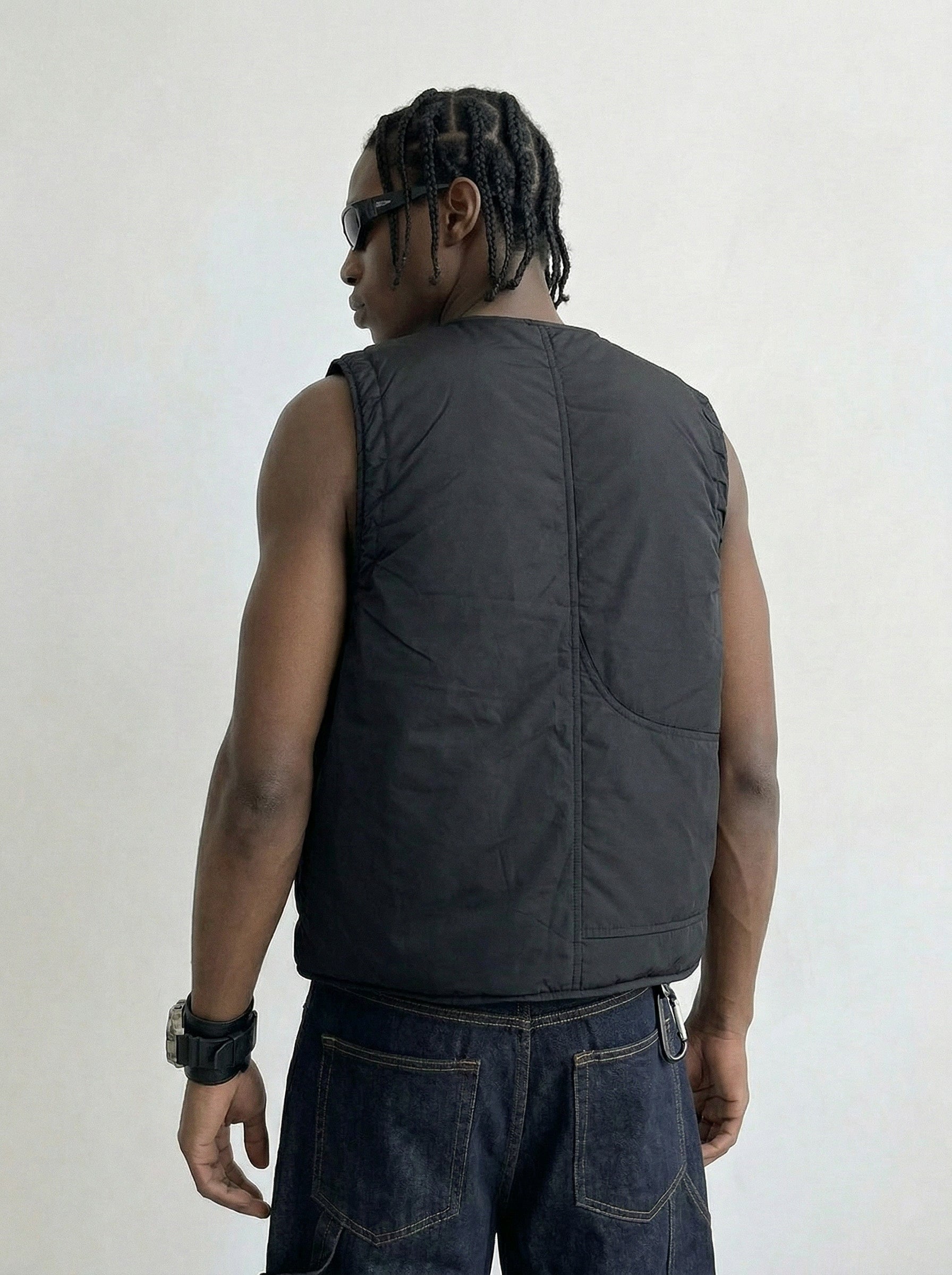 Washed Tactical Cargo Vest