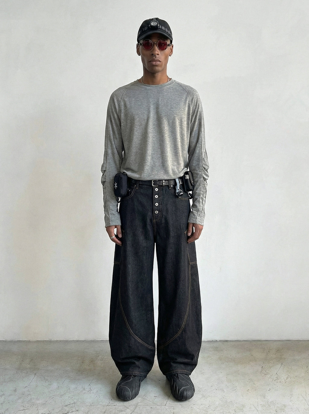 sheer raglan long sleeve