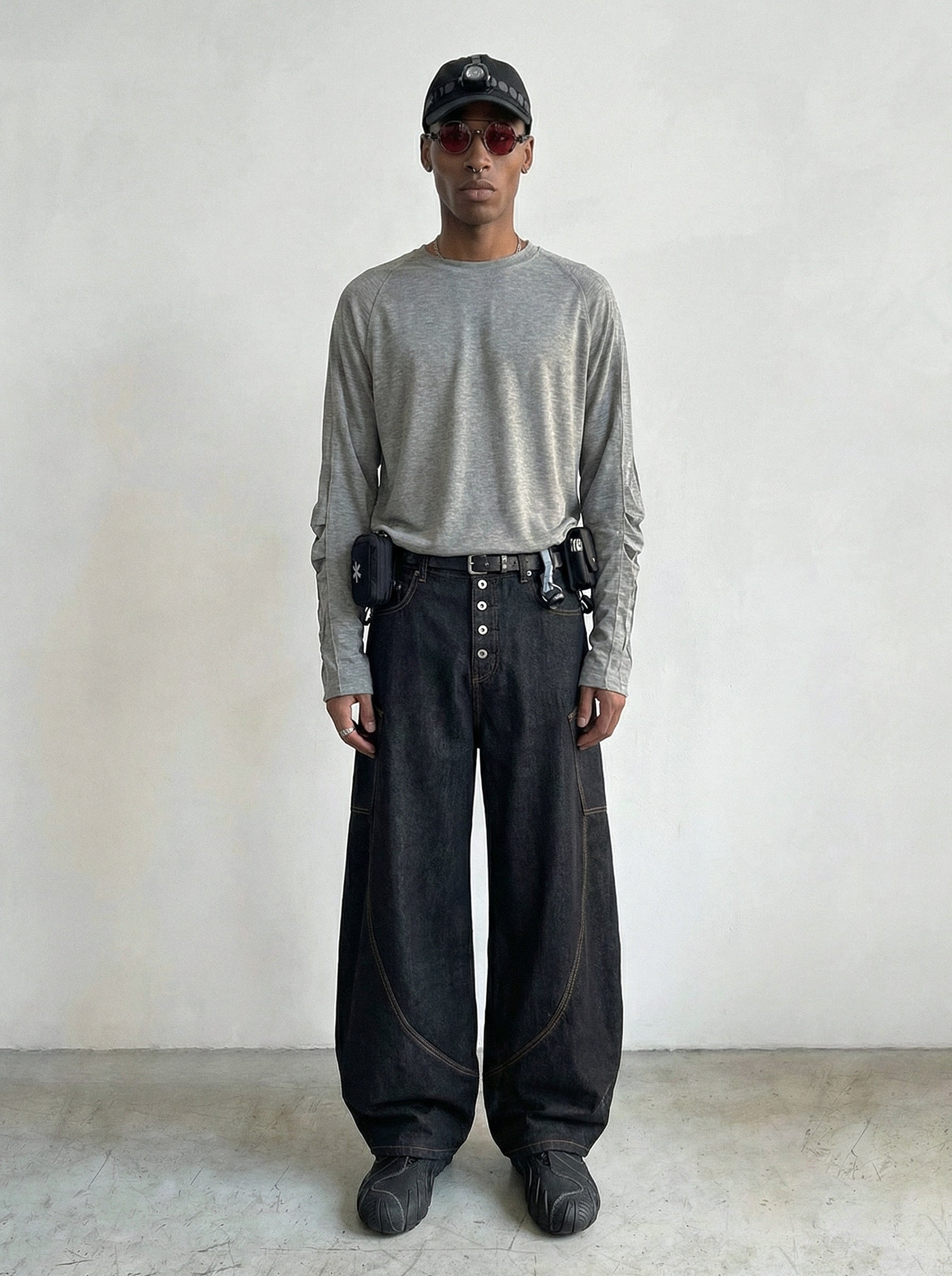 sheer raglan long sleeve