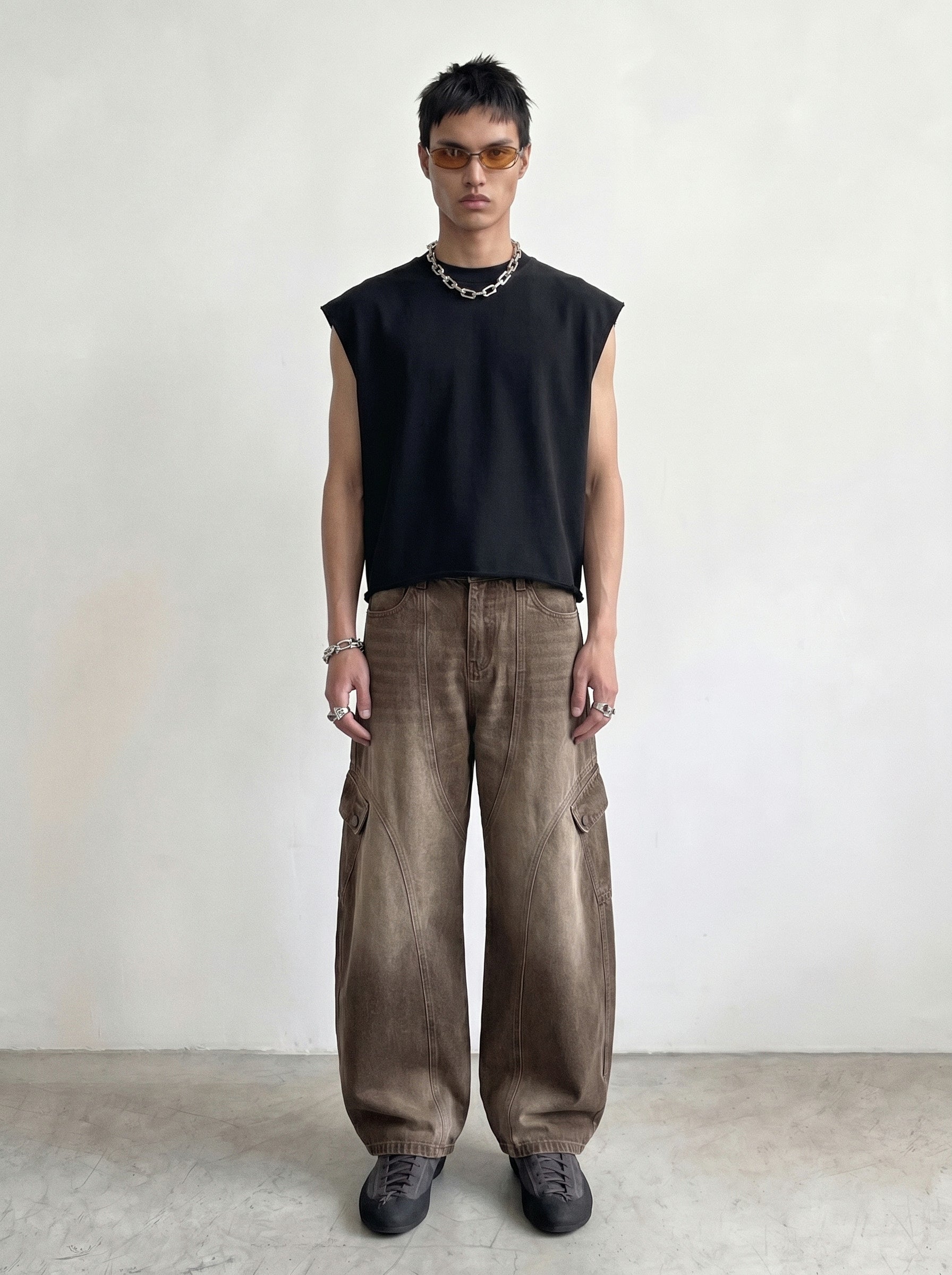 structured cut vest