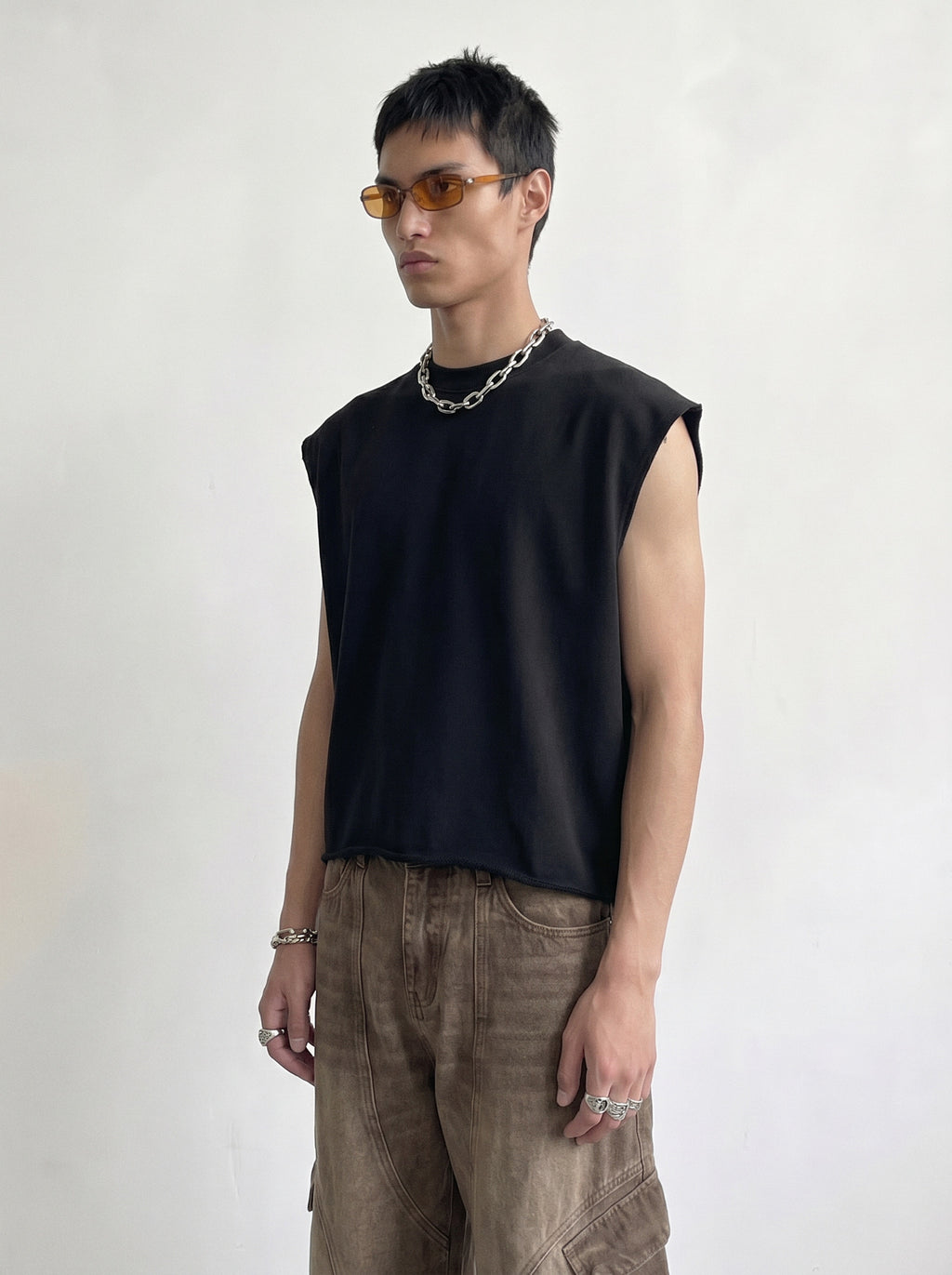 structured cut vest