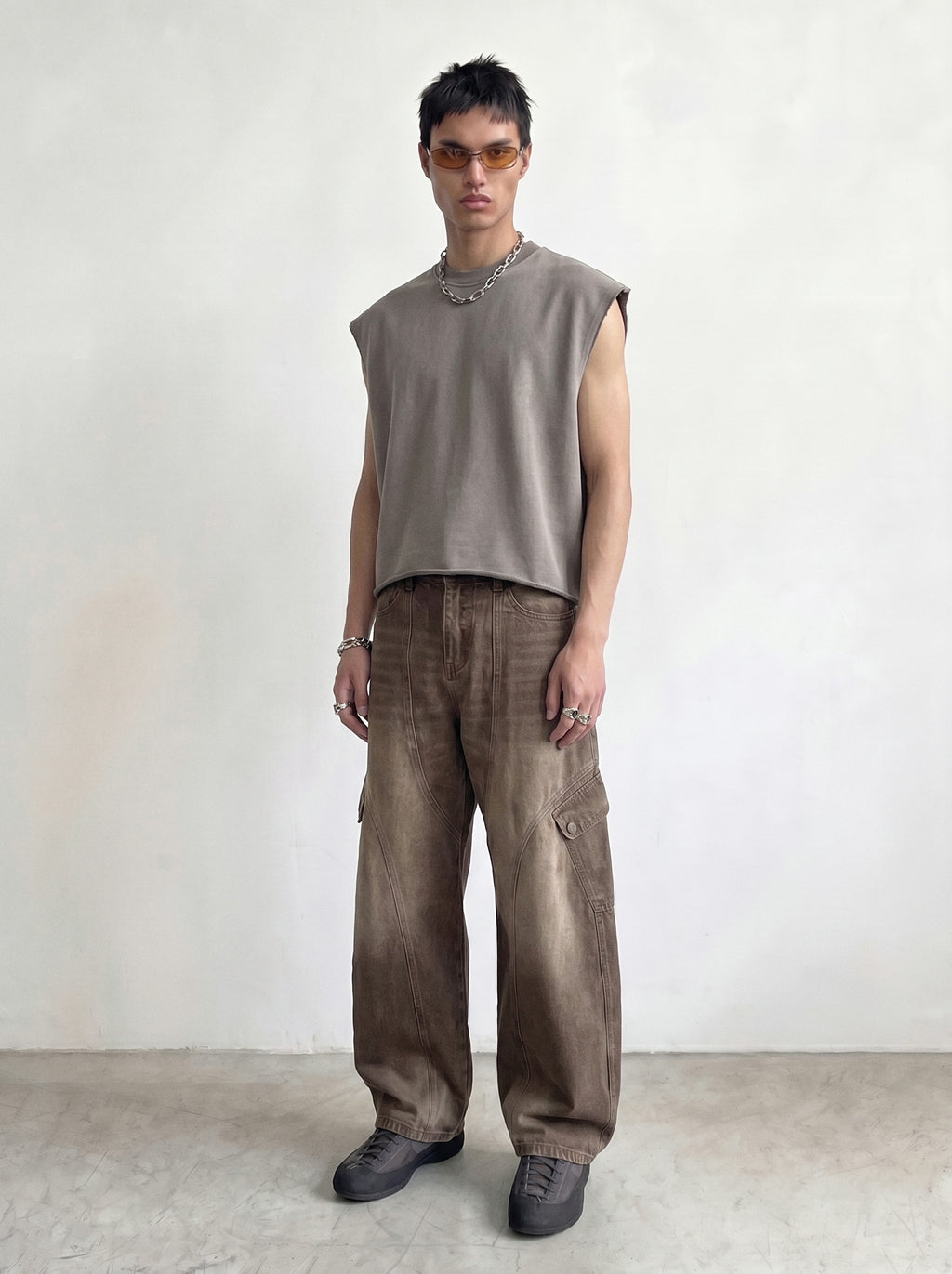 structured cut vest