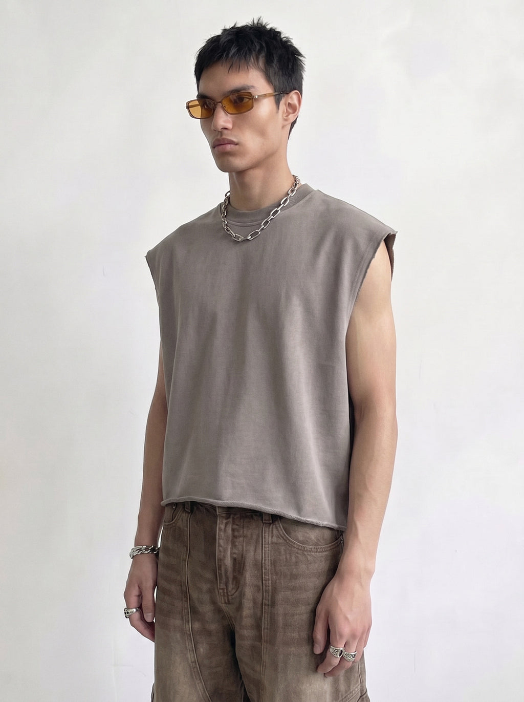 structured cut vest
