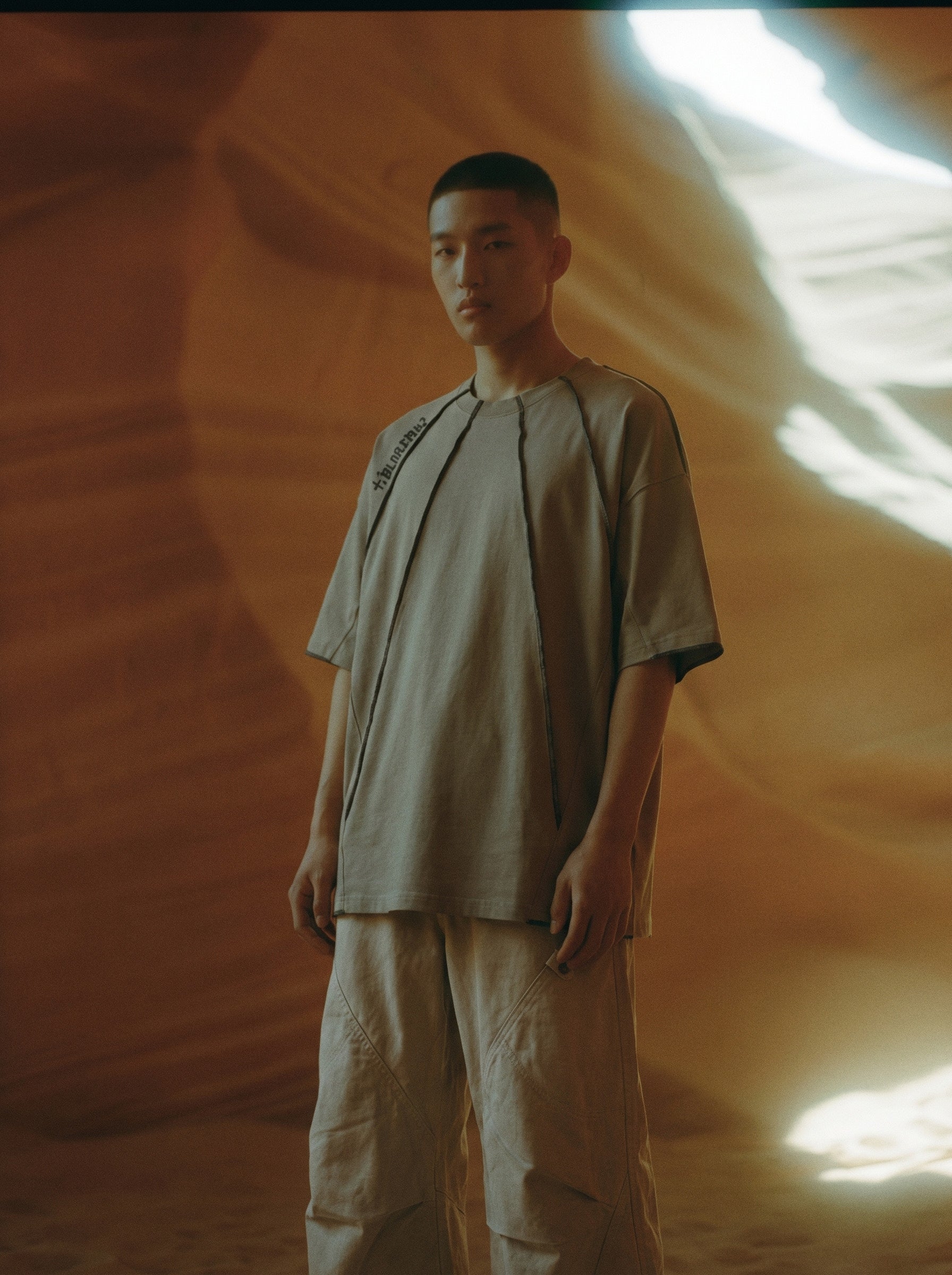 seam panel tee