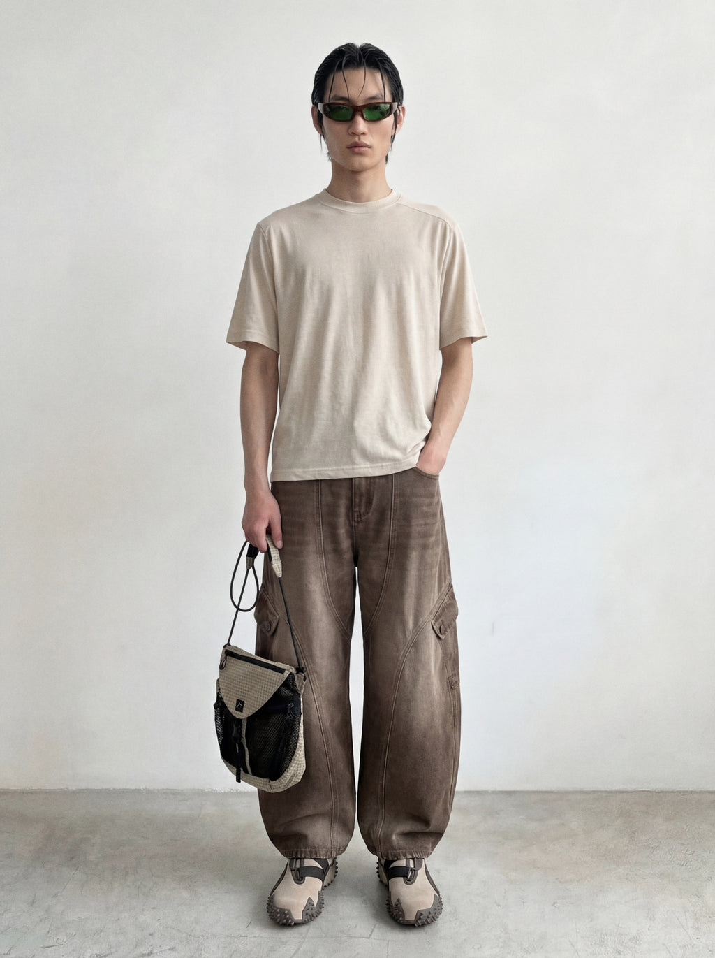 marl raglan tee