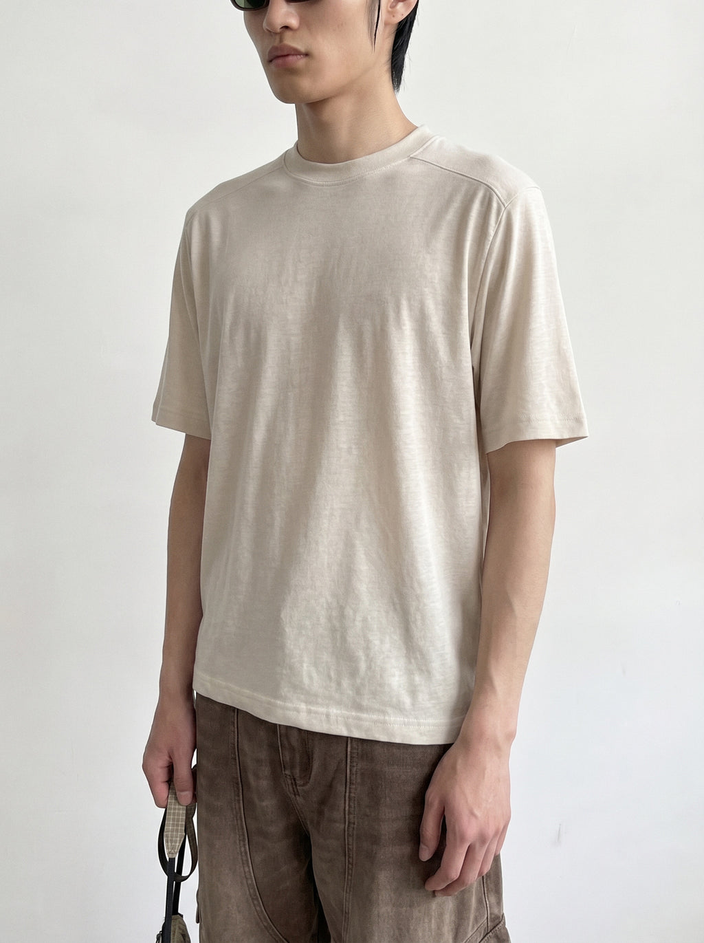 marl raglan tee
