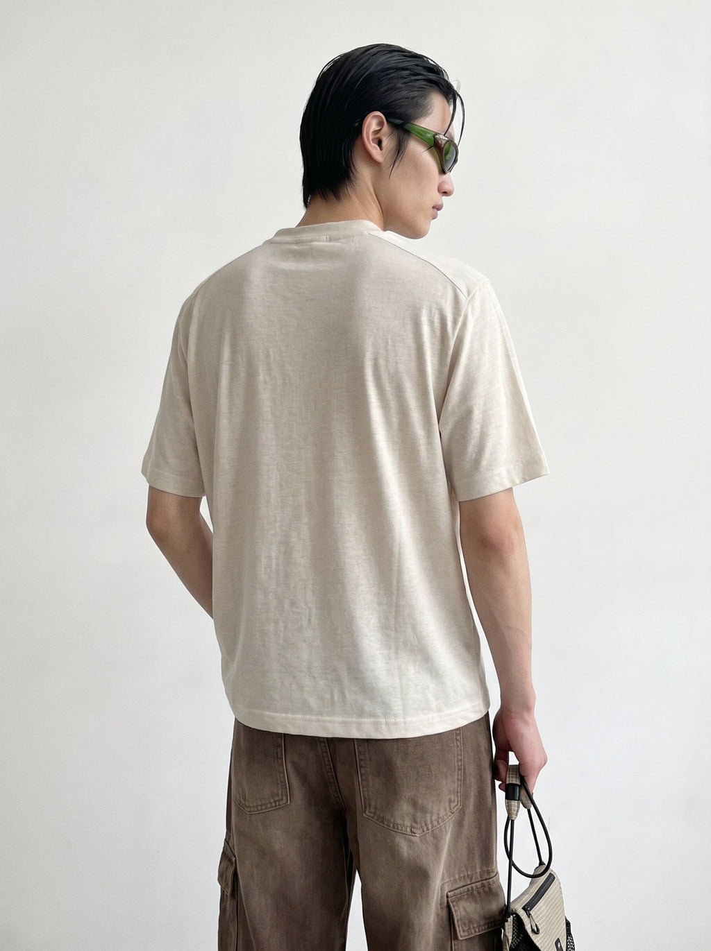 marl raglan tee
