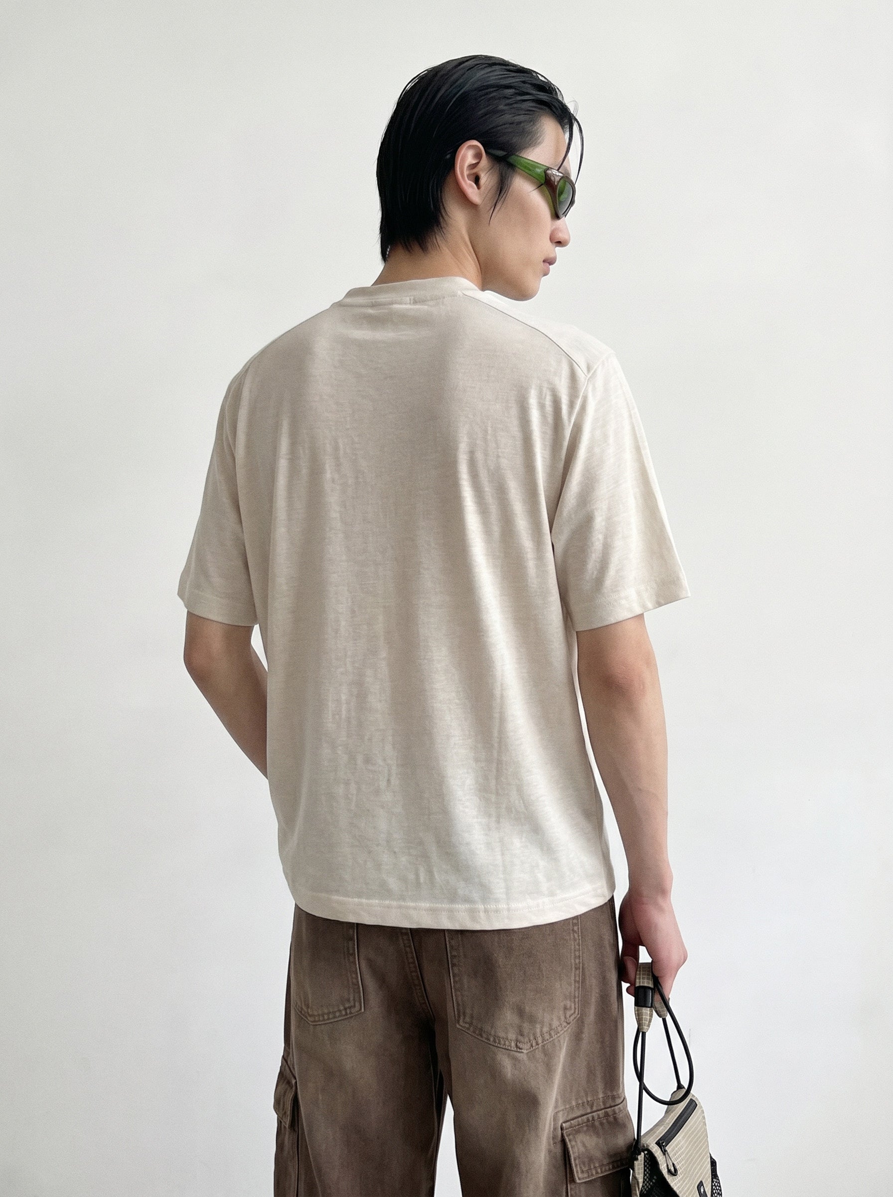 marl raglan tee