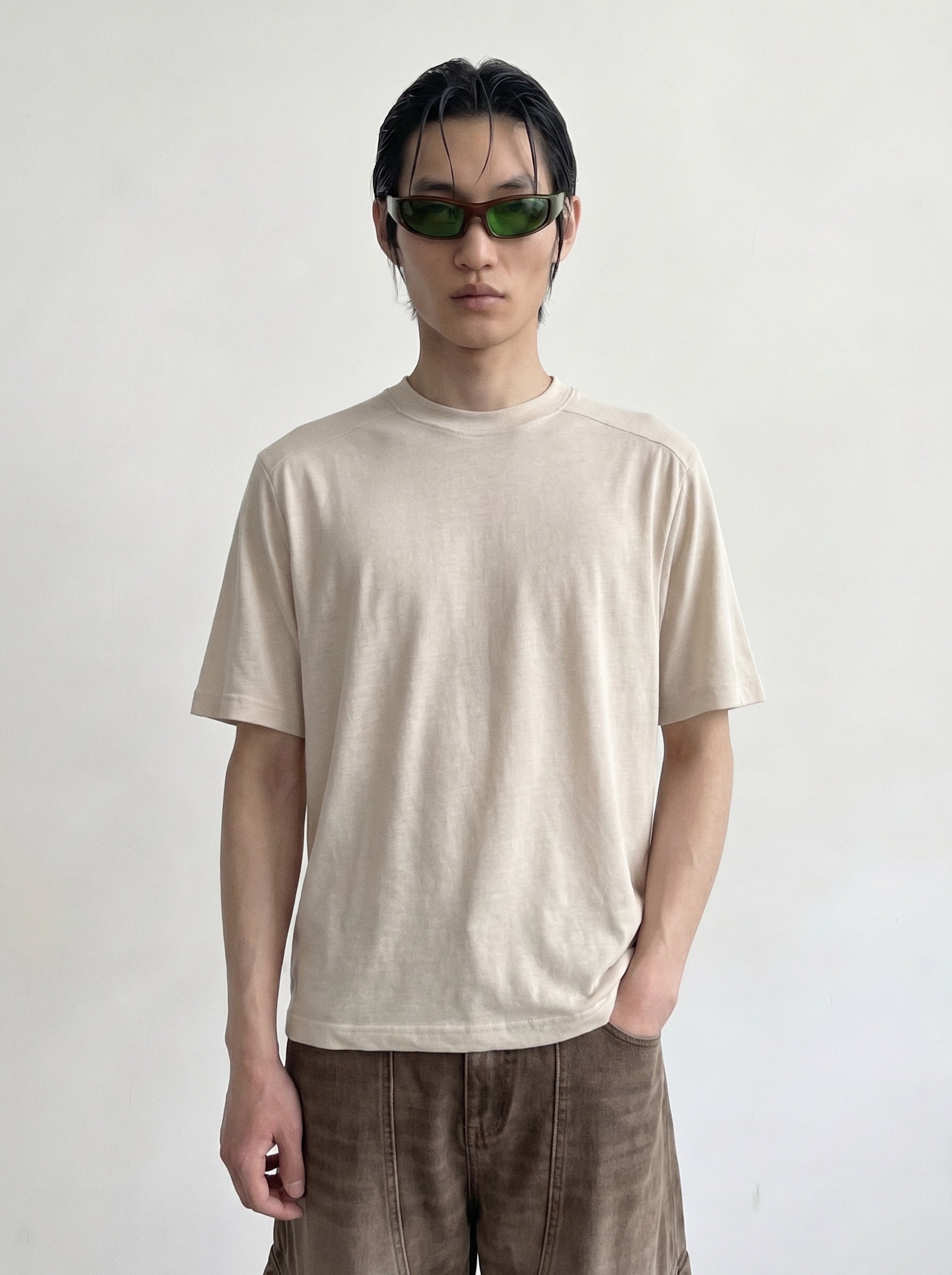 marl raglan tee