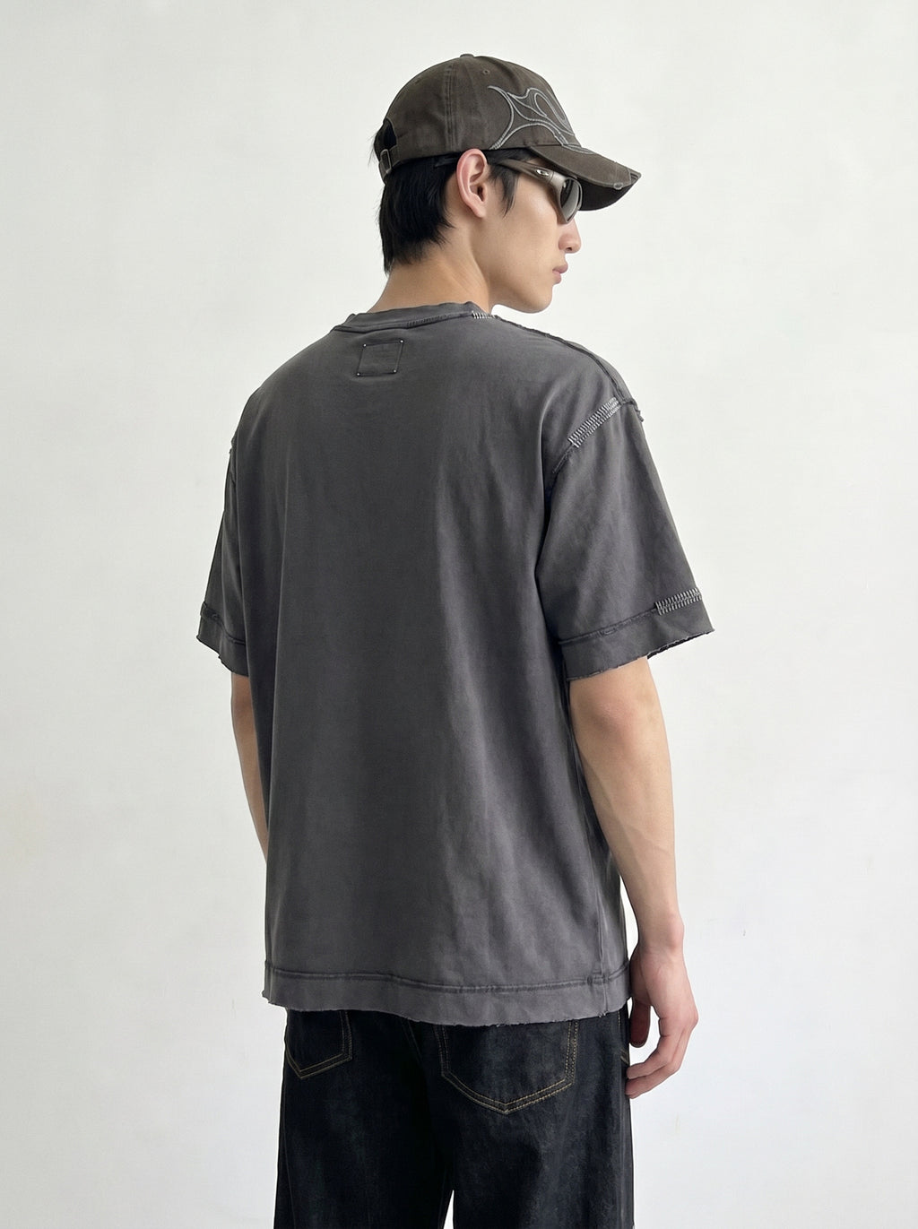 stitch detail tee